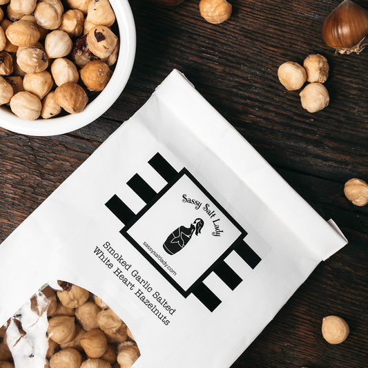 SMOKED GARLIC HAZELNUTS image 0